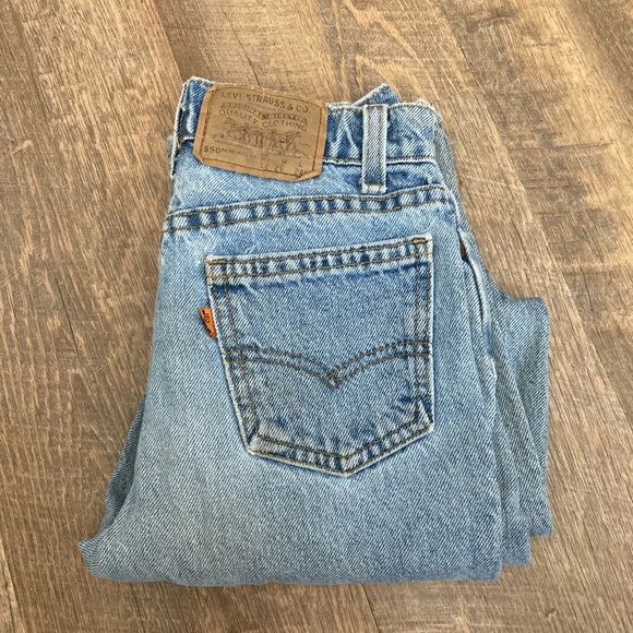 LEVISRARE Vintage USA Orange Tab Light Wash Jeans